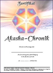 Zertifikat - Akasha Chronik